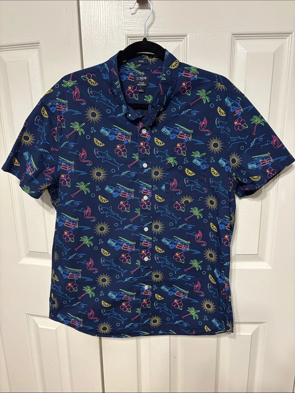 J. Crew Slim Flex Casual Shirt